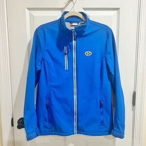 Clicque Women’s M Blue Waterproof Golf Jacket - Kingsmill Resort Logo - Size M